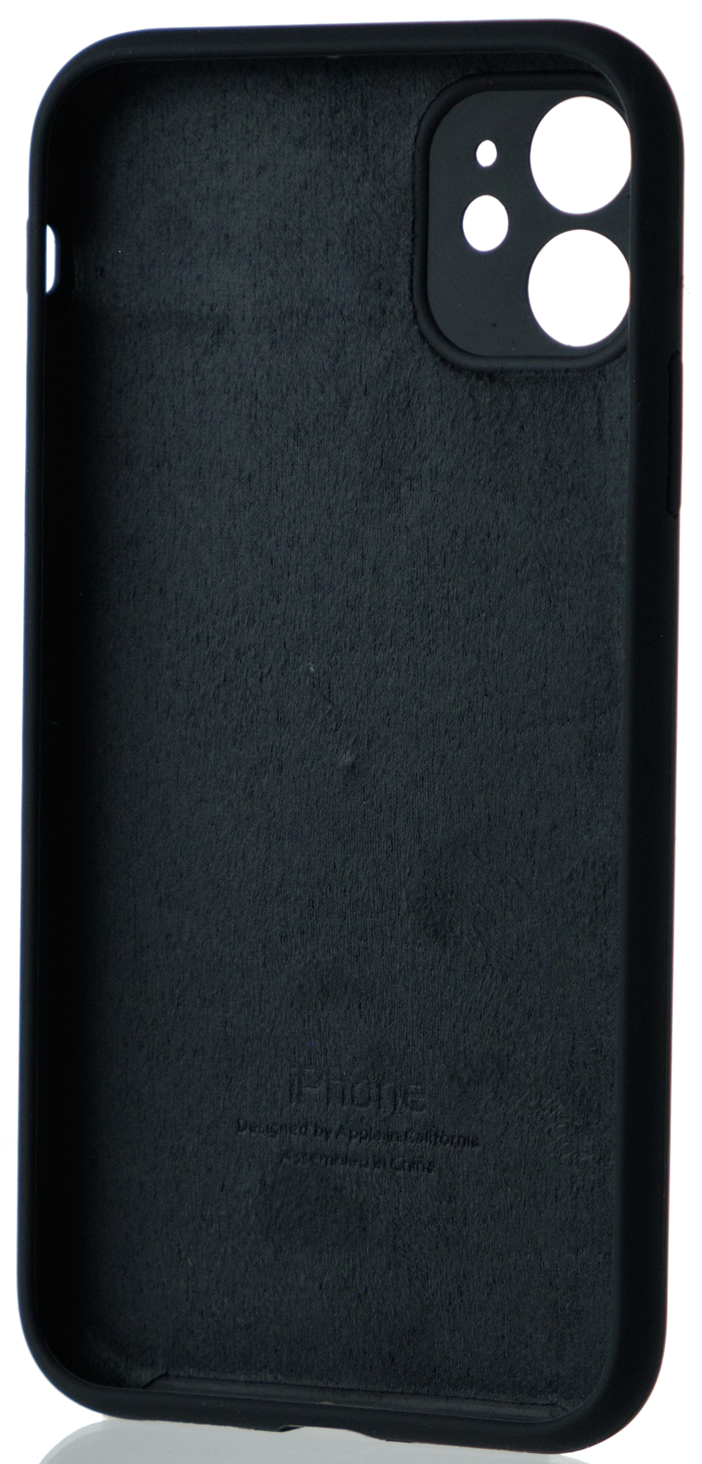 Чехол Silicone Case полная защита для iPhone 11 темно-серый